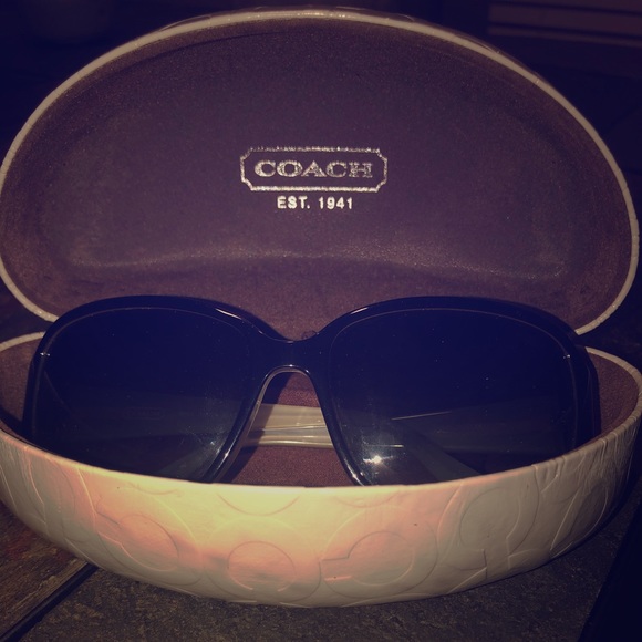 Authentic Coach Sunglasses w/Case/Lense cleaner